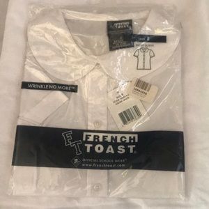 Girls French toast short sleeve school uniform shi